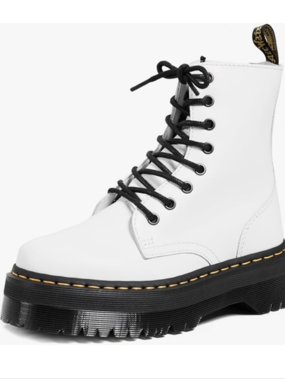 Dr. Martens AirWare Jadon Quad Retro 8-Eye Leather Platform Boot - Picture 3 of 12